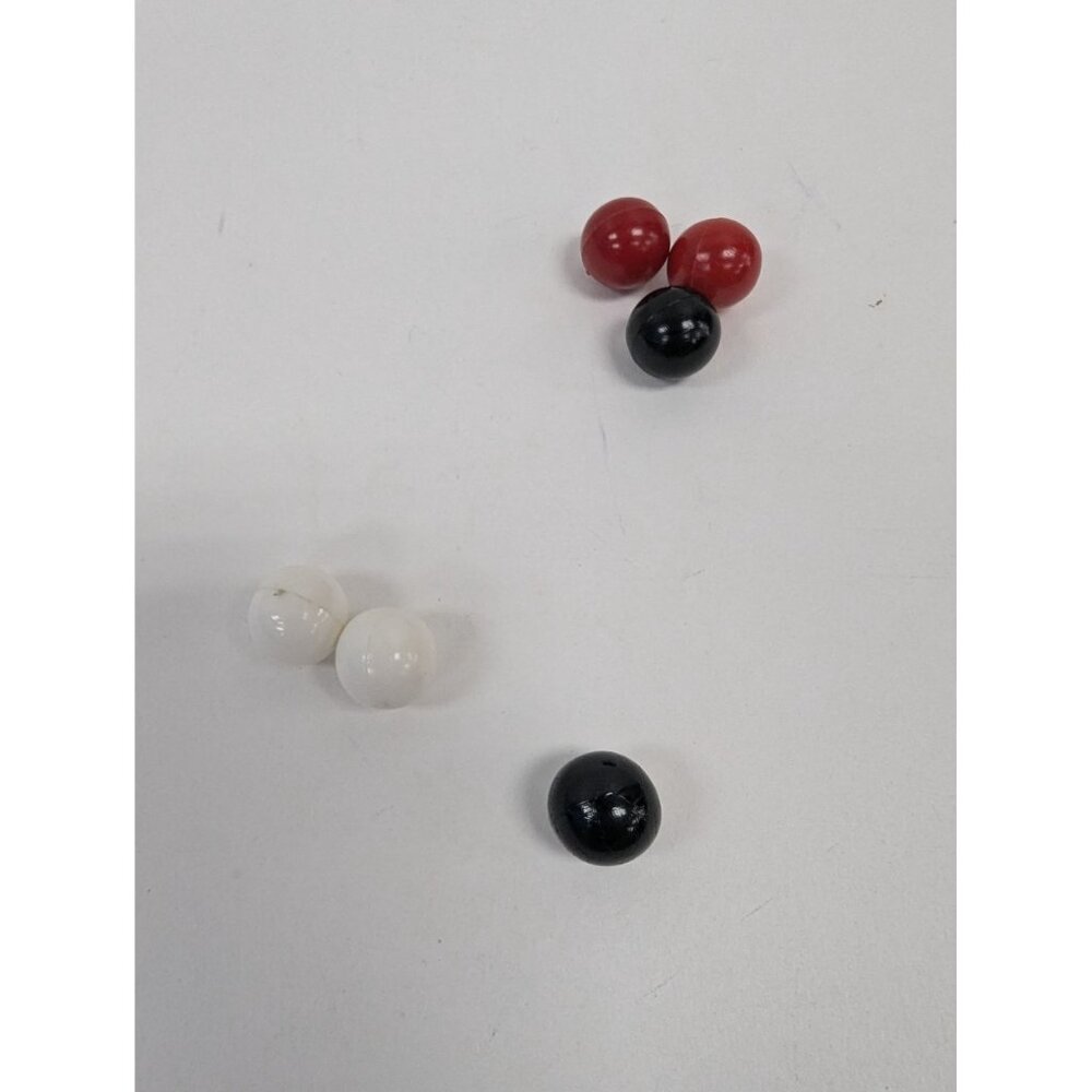 Fun House Board Game 1988 REPLACEMENT Part Piece Set of 6 Marbles Balls